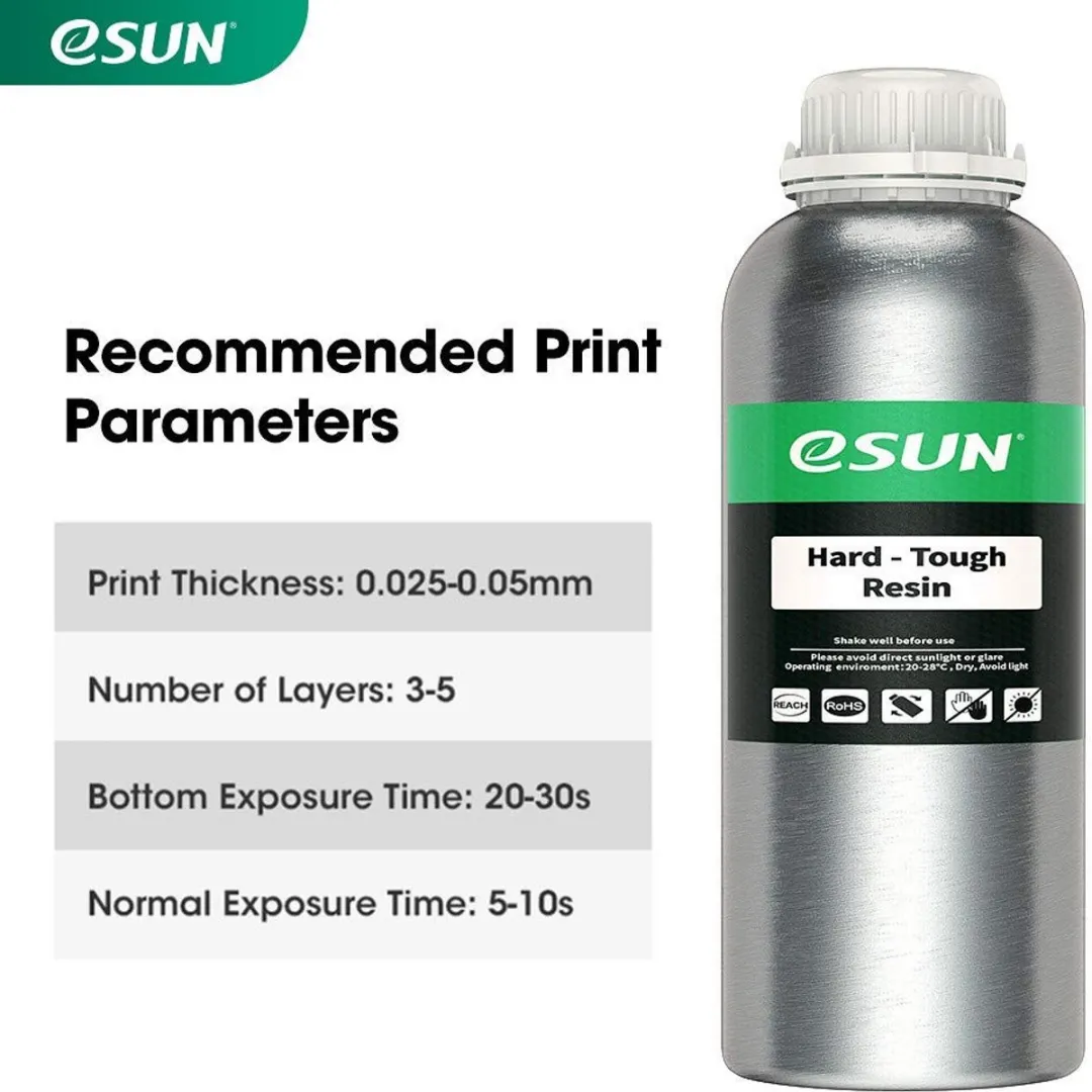 ESUN eResin Hard-Tough Resin Blauw 1kg