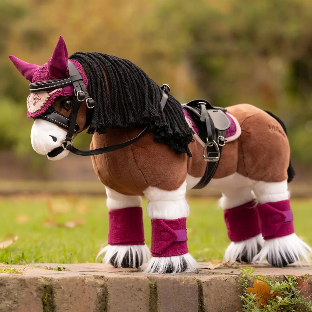 Lemieux Toy Pony Zadeldek - Donkerroze - afbeelding 2 van 3