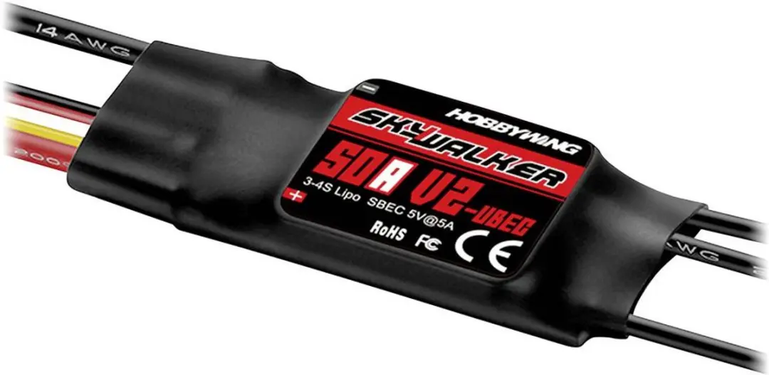 HobbyWing Skywalker V2 50A brushless snelheidsregelaar