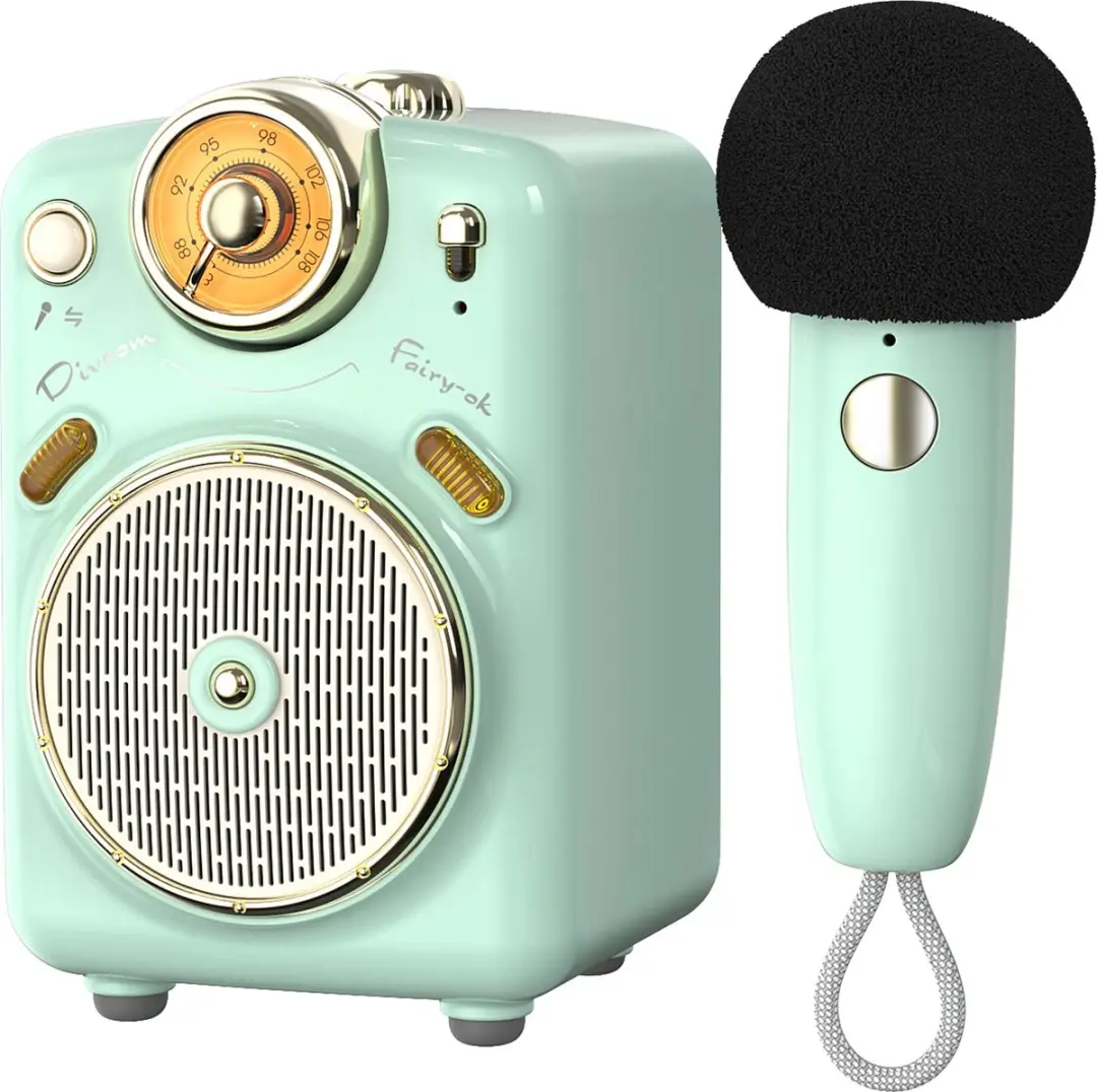 Divoom Fairy-OK Retro Karaoke Speaker