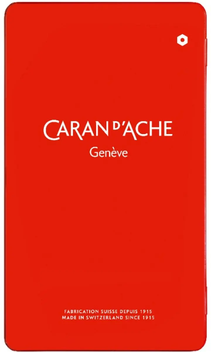 Caran d'Ache blik voor 12 kleurpotloden (leeg)