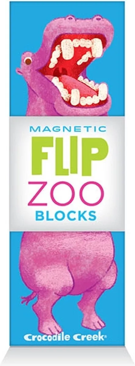 Crocodile Creek Magnetic Blocks Rainforest Animals 12-delig - Meerkleurig