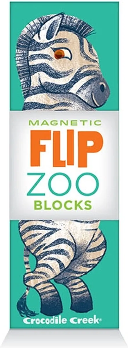 Crocodile Creek Magnetic Blocks Rainforest Animals 12-delig - Meerkleurig