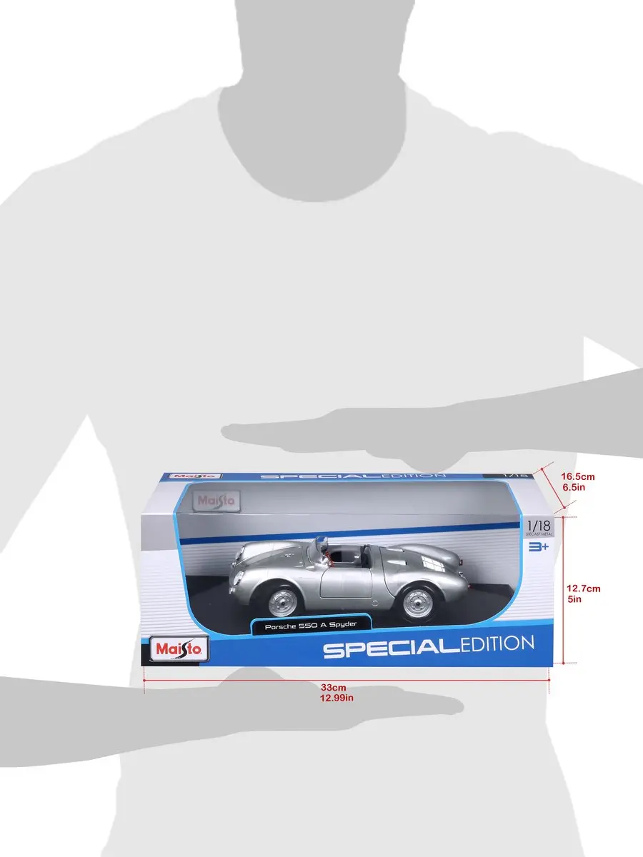Maisto 1/18 Porsche 550 Spyder
