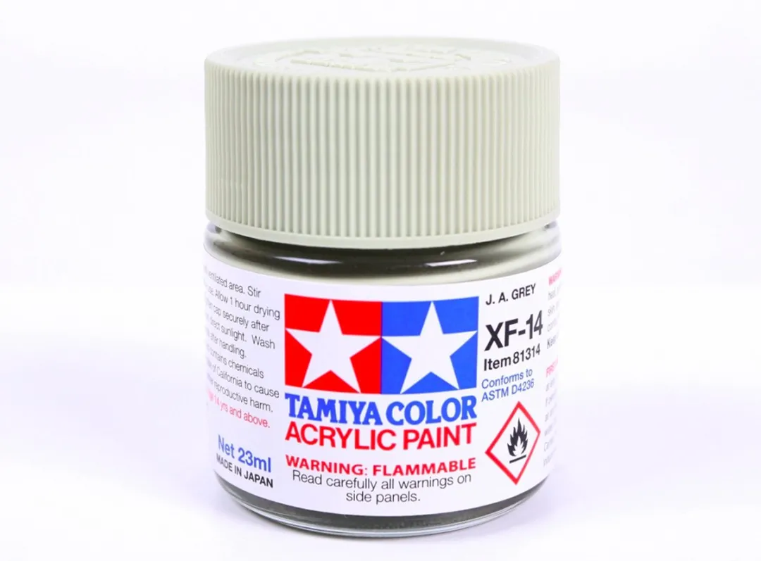 Tamiya Acrylverf XF-14 Japanese Army Grey 23ml - Matt