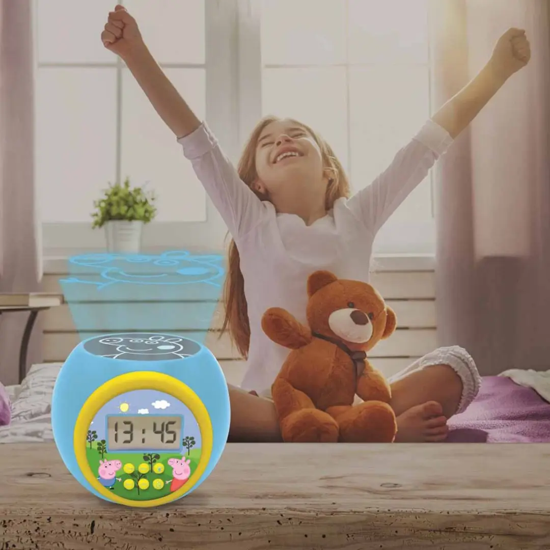 Lexibook Peppa Pig Projector Wekker RL977PP - Blauw - afbeelding 2 van 6