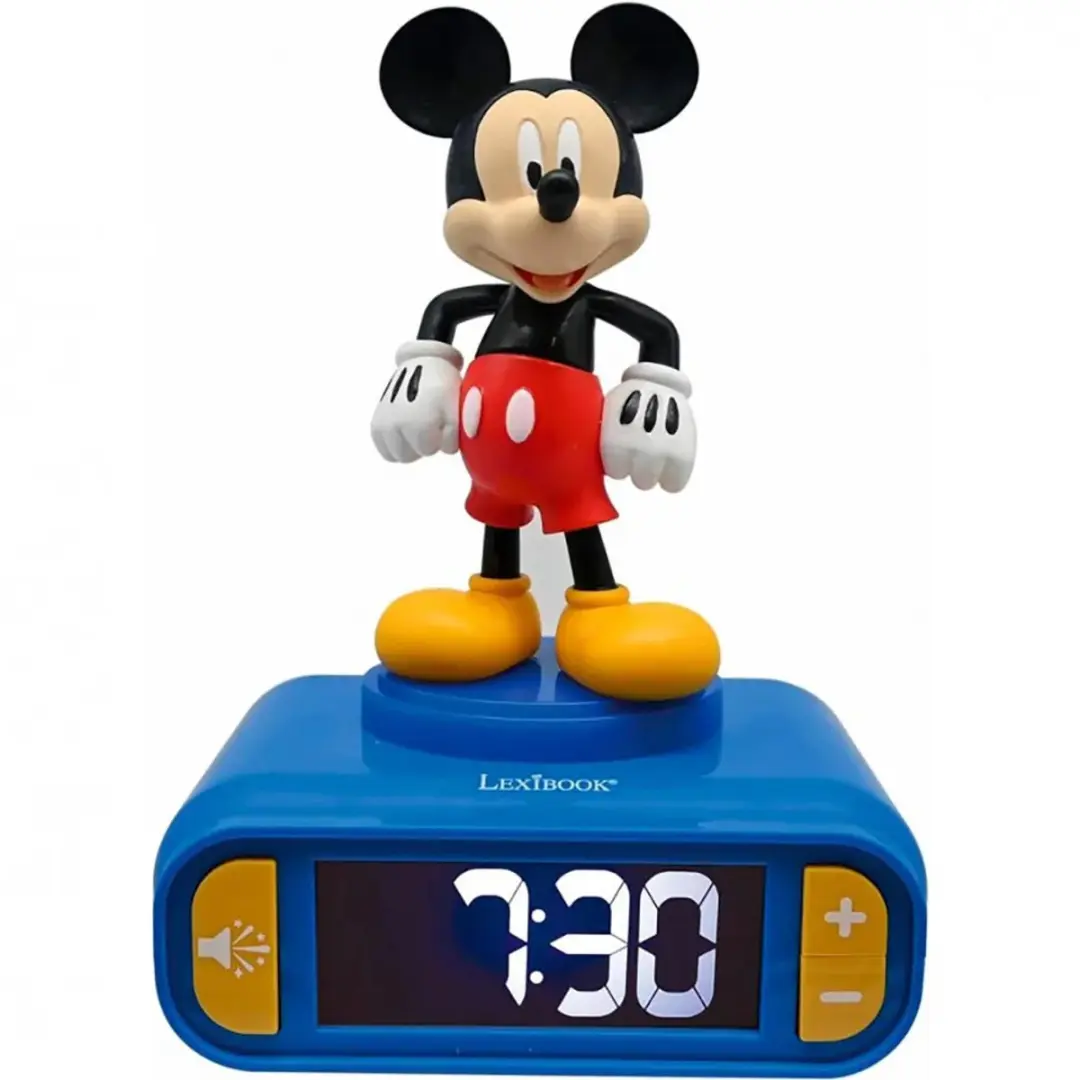 Lexibook Mickey Mouse Digitale Wekker met 3D Nachtlampje