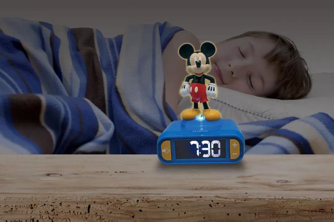 Lexibook Mickey Mouse Digitale Wekker met 3D Nachtlampje - RL800MCH - afbeelding 4 van 6