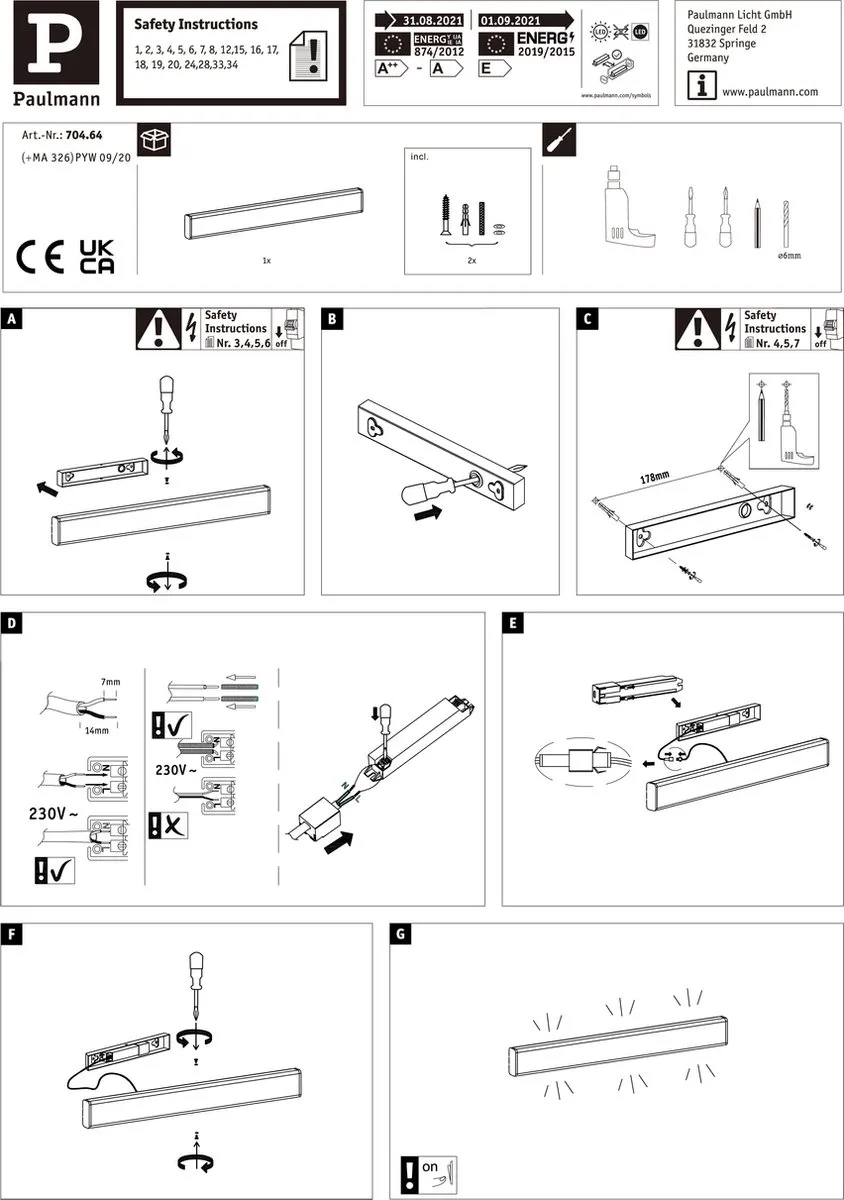 Paulmann Selection Bathroom LED-wandlamp Nembus IP44 - 600lm - Chroom
