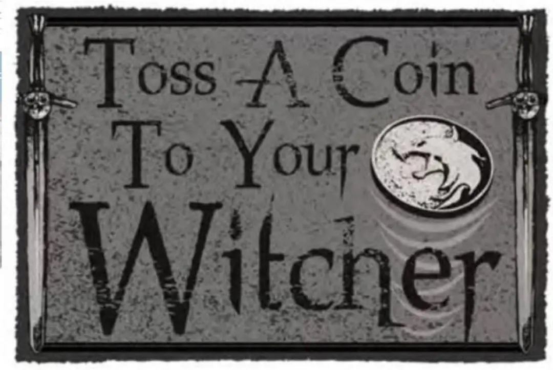 The Witcher Toss A Coin To Your Witcher Deurmat - 40x57cm - afbeelding 3 van 6