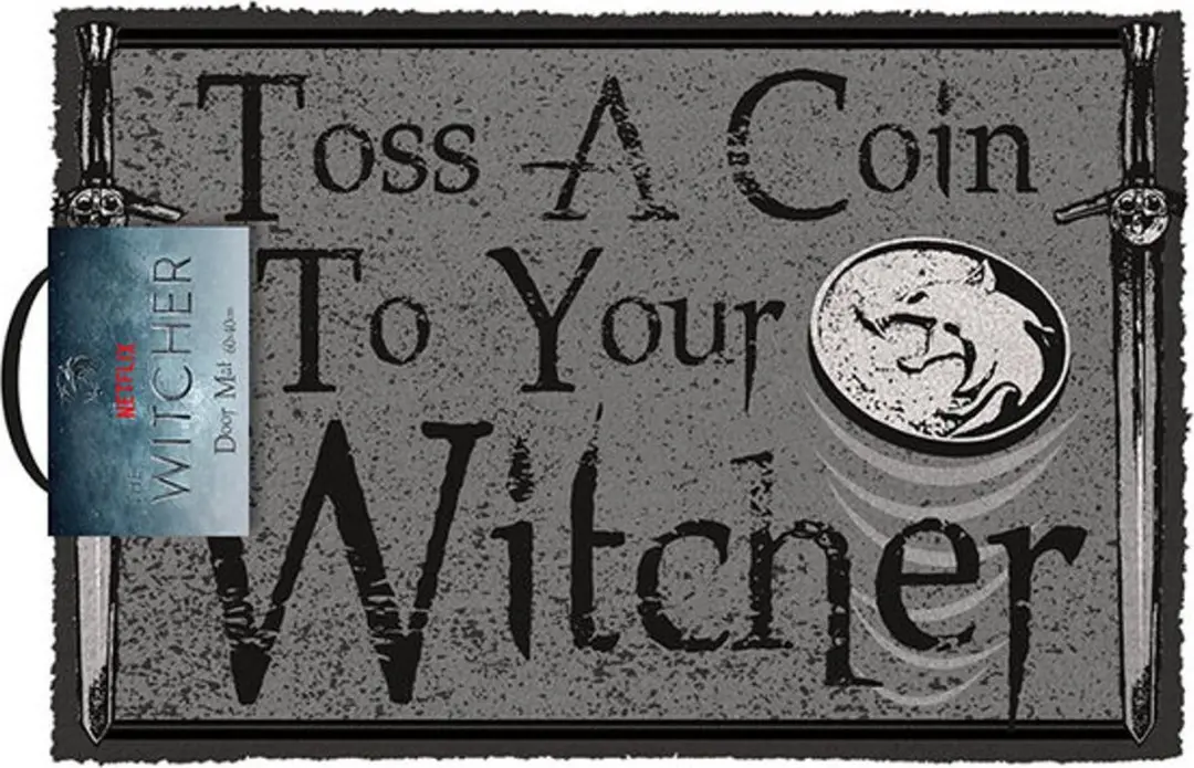 The Witcher Toss A Coin To Your Witcher Deurmat - 40x57cm - afbeelding 5 van 6