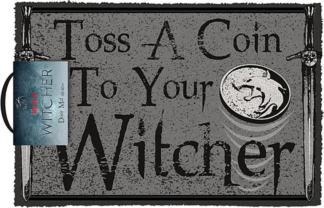 The Witcher Toss A Coin To Your Witcher Deurmat - 40x57cm - afbeelding 6 van 6