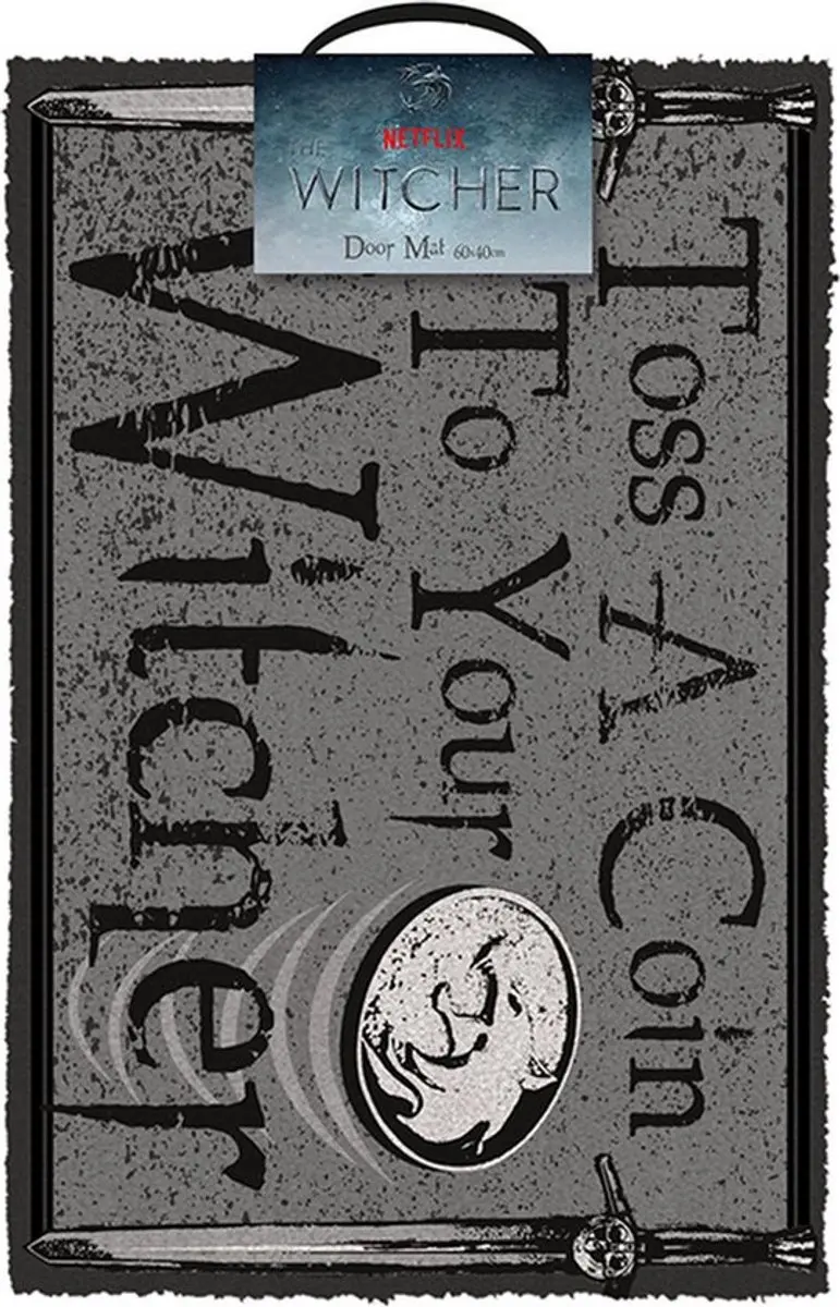 The Witcher Toss A Coin To Your Witcher Deurmat