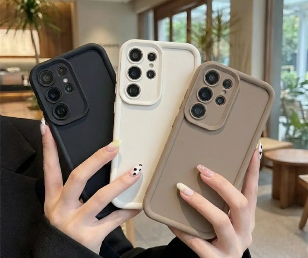 NUVEX Telefoonhoesje Galaxy S25 Ultra - 3 Stuks Zwart/Beige/Taupe