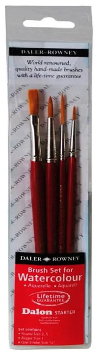 Daler-Rowney Dalon Starter Watercolour Brush Set