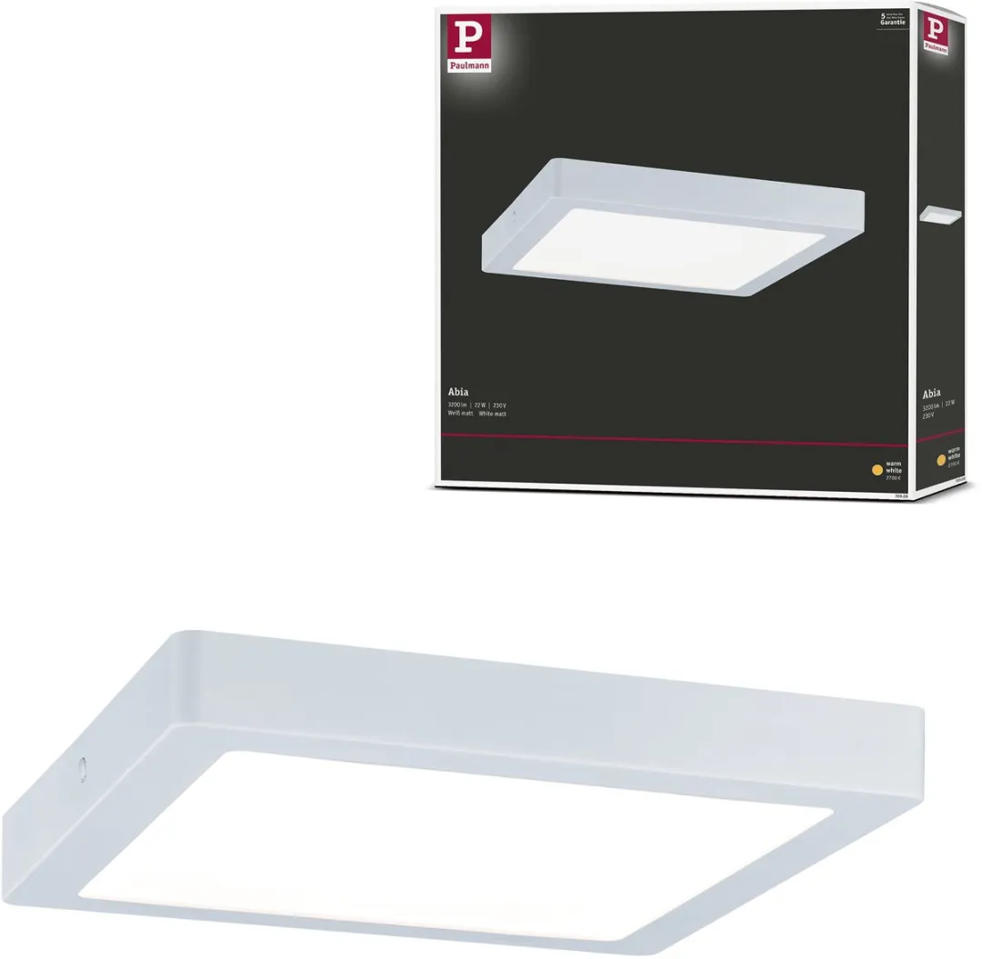Paulmann LED-paneel Abia 22W 2000lm 2700K