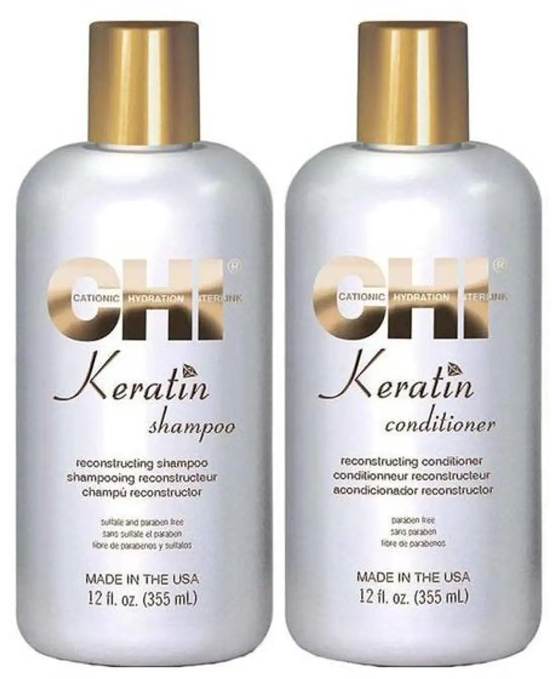 CHI Keratin Duo Set Shampoo & Conditioner