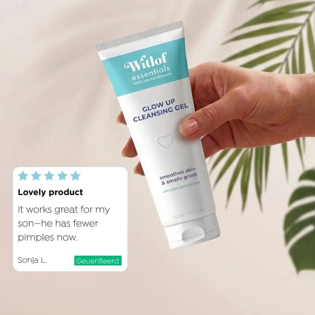 Witlof Skincare Glow Up Cleansing Gel - 150ml - afbeelding 4 van 4
