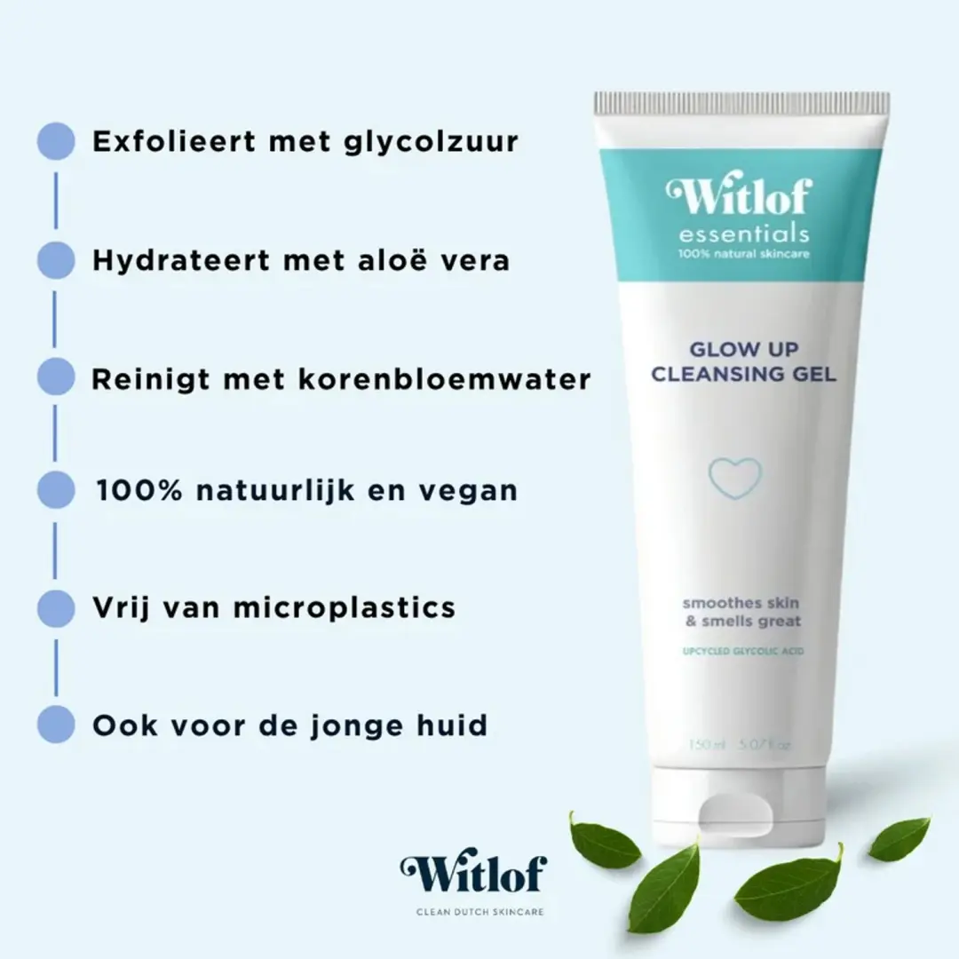 Witlof Skincare Glow Up Cleansing Gel - 150ml - afbeelding 2 van 4