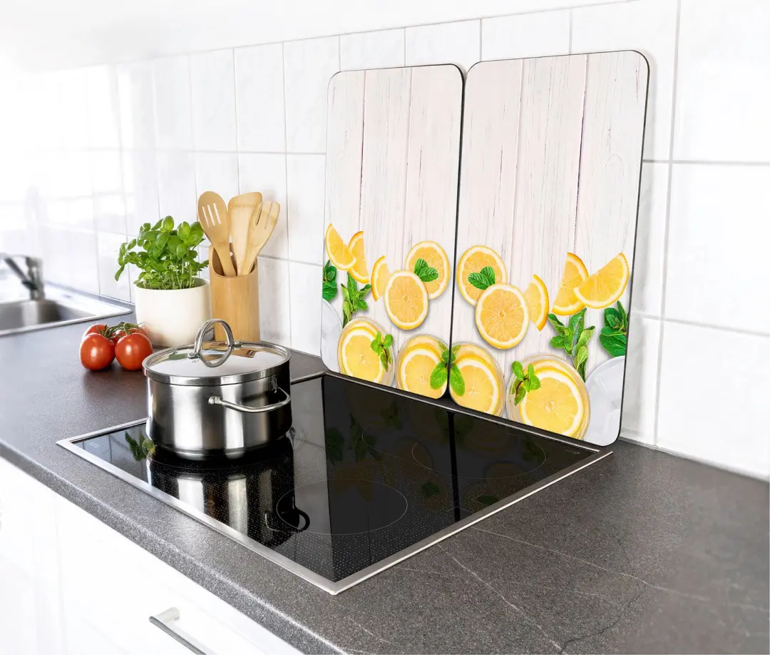 Wenko Fornuisafdekking Lemons Glas 52x30cm - 2 st - afbeelding 6 van 6