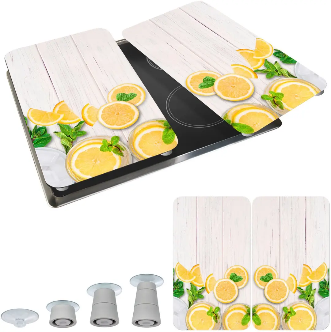 Wenko Fornuisafdekking Lemons Glas 52x30cm - 2 st - afbeelding 5 van 6