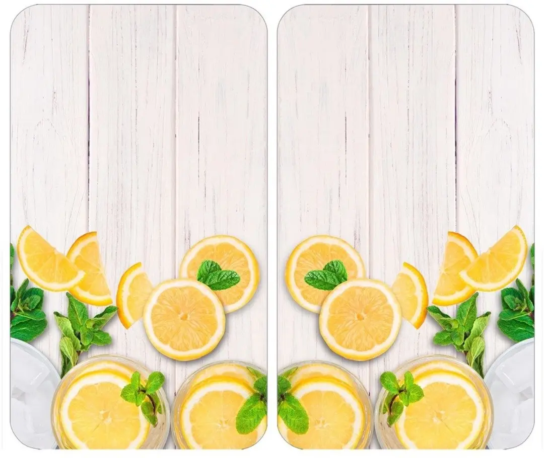 Wenko Fornuisafdekking Lemons Glas 52x30cm