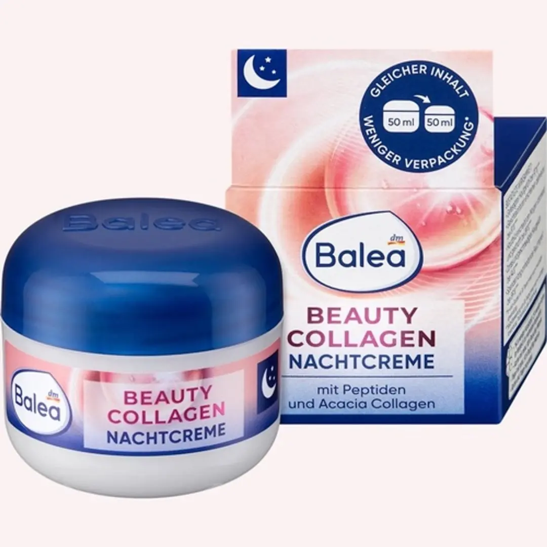 Balea nachtcrème Beauty Collagen, 50 ml