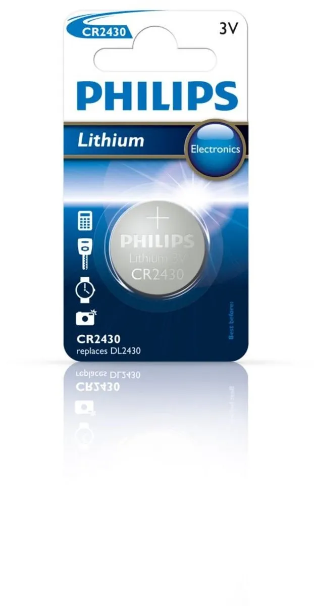 Philips CR2430 Knoopcelbatterij