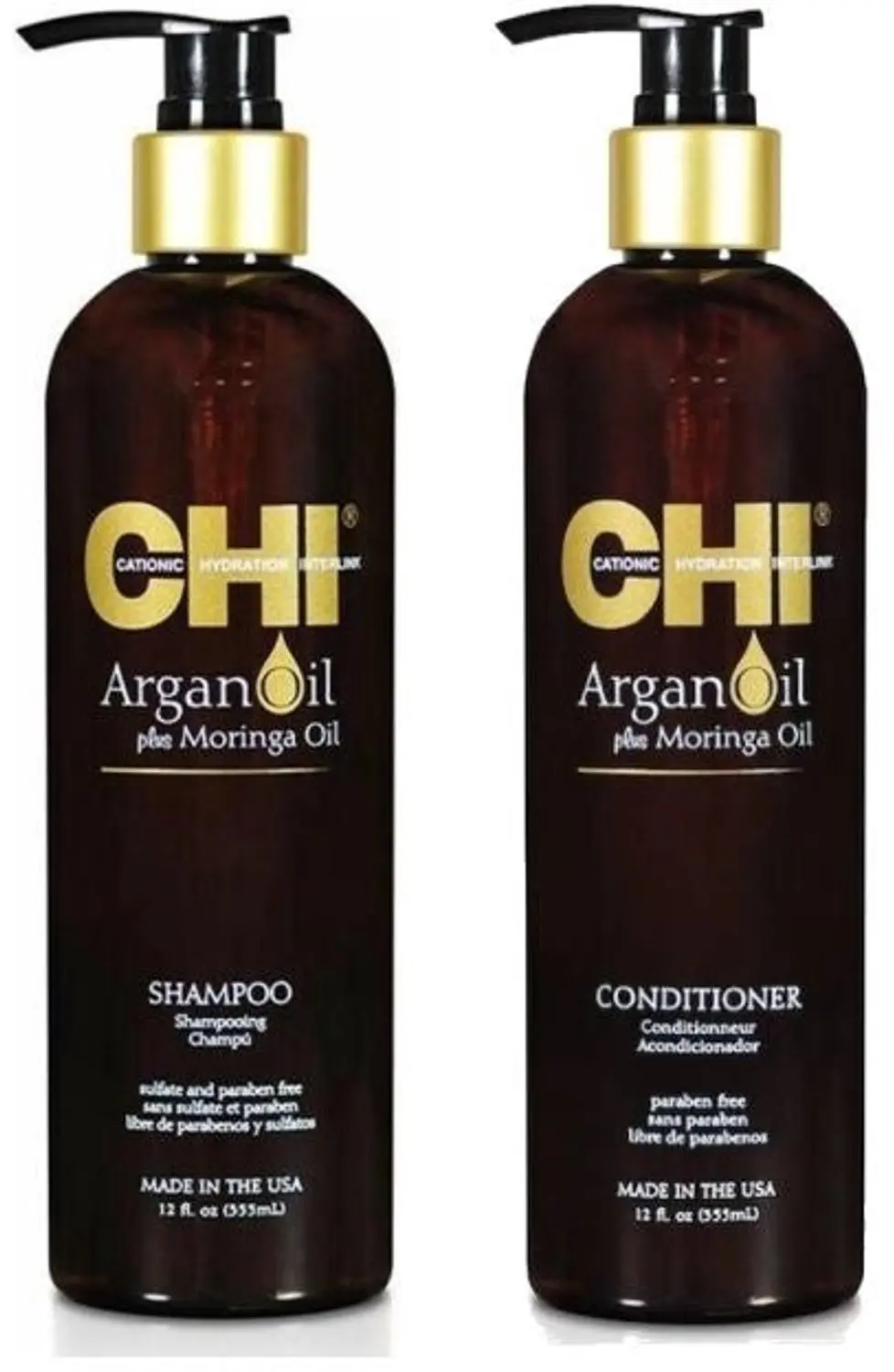 CHI Argan Oil Duo Set Shampoo & Conditioner
