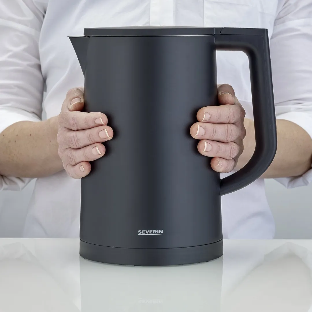 Severin WK 3483 Waterkoker 2200W 1,7L - 15 Programma's - Zwart - afbeelding 6 van 6