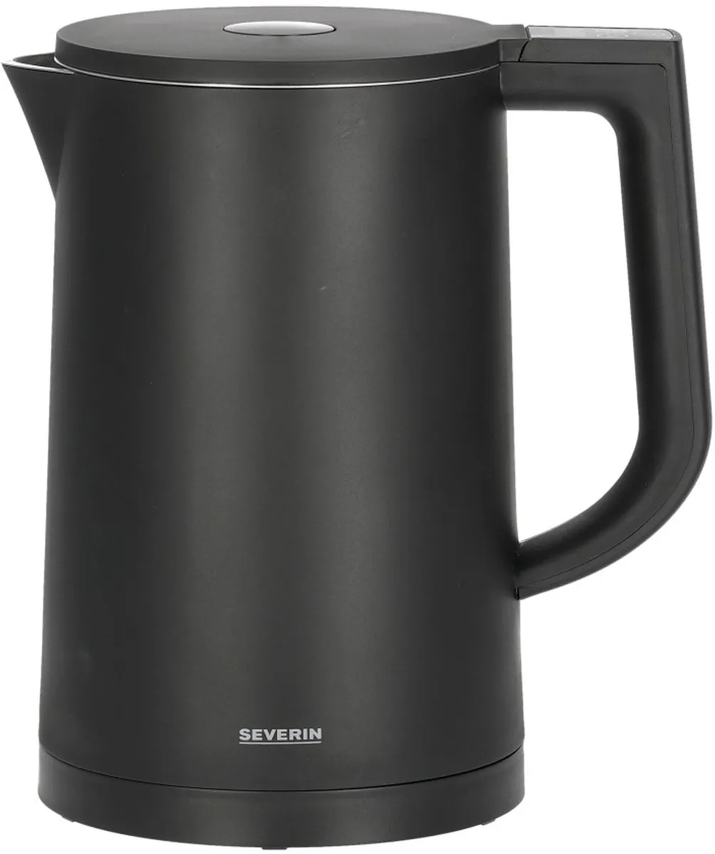 Severin WK 3483 Waterkoker 2200W 1,7L - 15 Programma's - Zwart