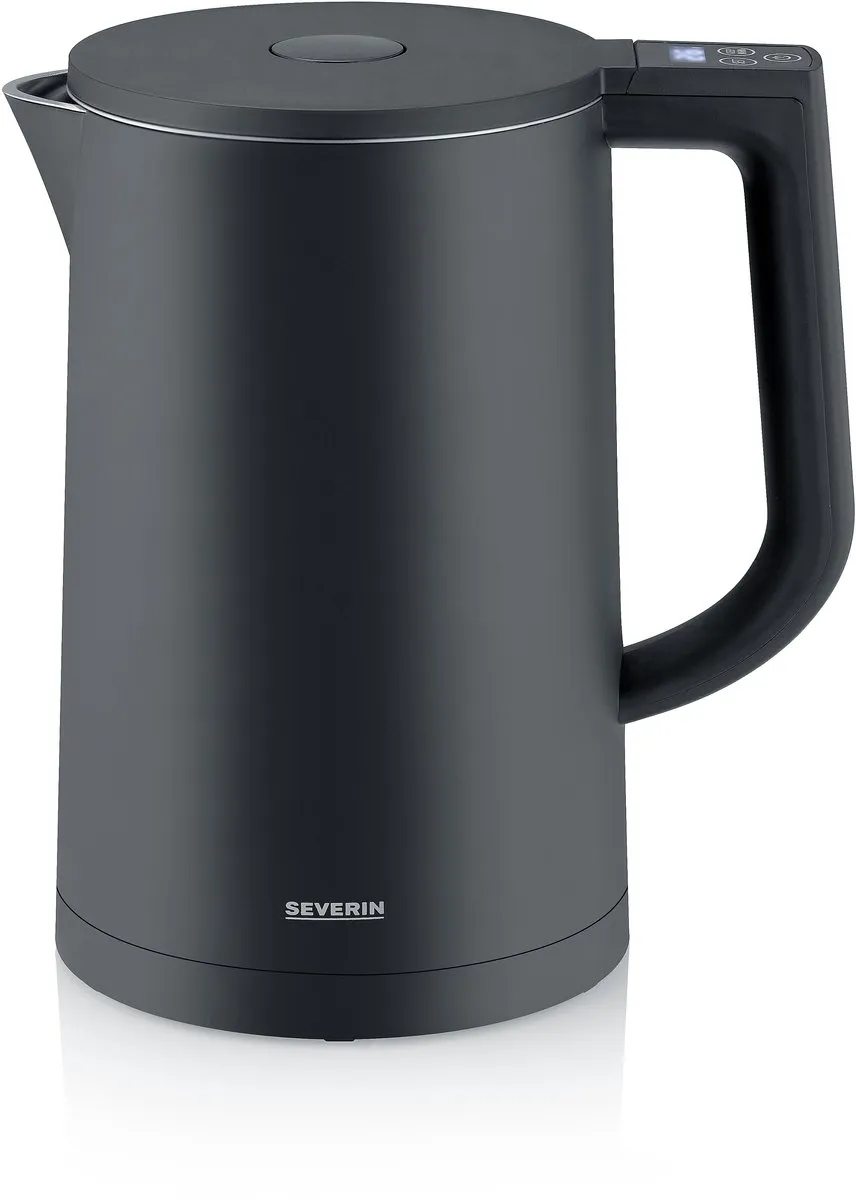 Severin WK 3483 Waterkoker 2200W 1,7L - 15 Programma's - Zwart