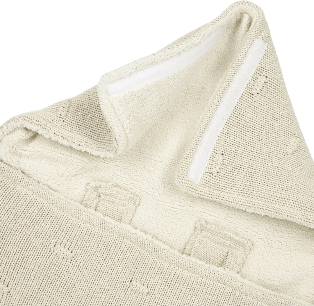 Meyco Knots Teddy Voetenzak 40x82cm - Soft Sand - afbeelding 2 van 6