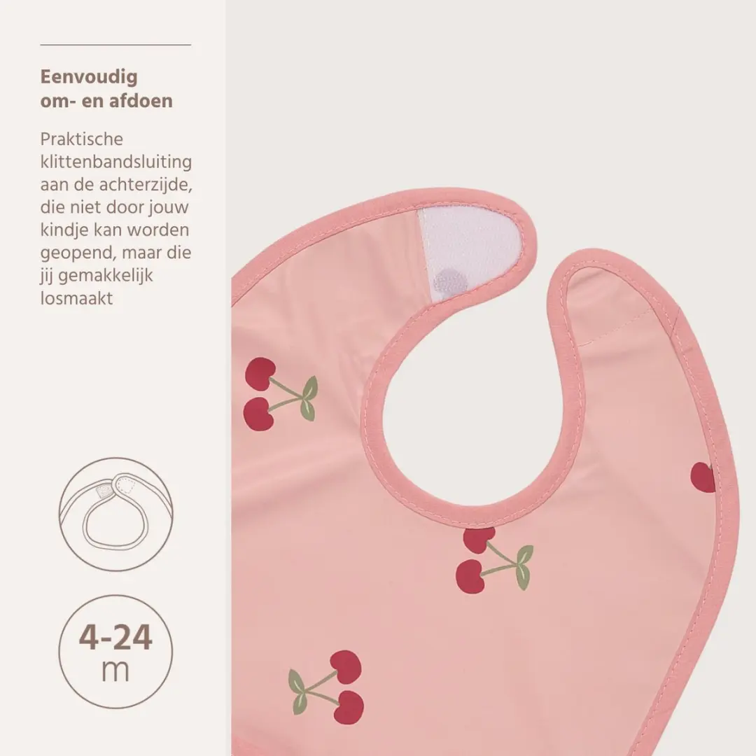 Meyco Cherry Slabber Met Opvangbakje - 2-pack - Soft Rose - afbeelding 4 van 5