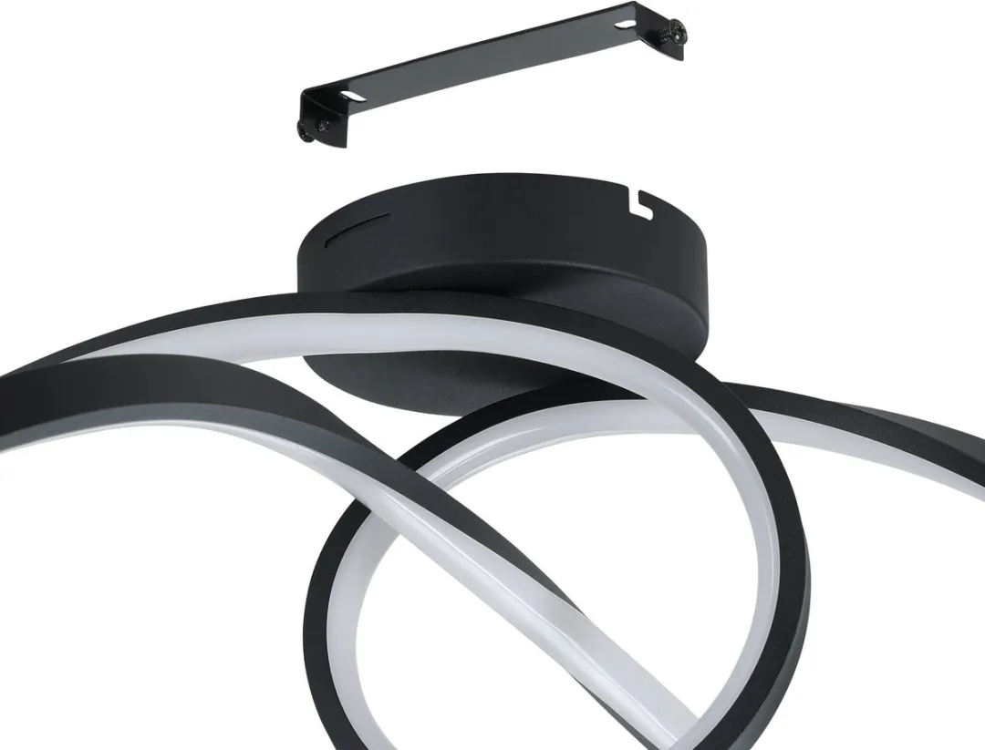 EGLO connect.z Calarossa-Z Smart Plafondlamp 70.5cm - Zwart/Wit - RGB & Wit - Zigbee