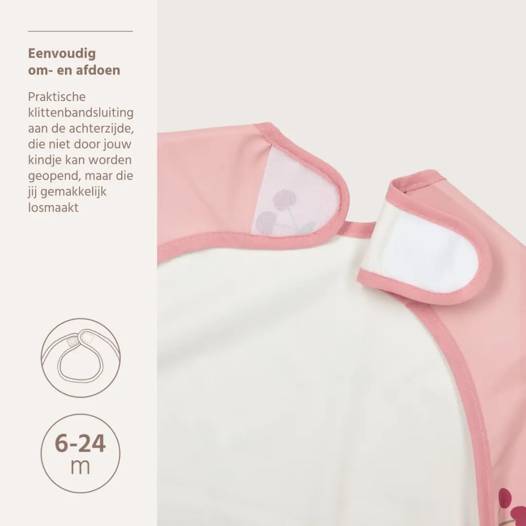 Meyco Cherry Mouwslab - Soft Rose - afbeelding 2 van 6