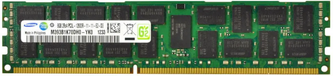 Samsung M393B1K70DH0-YK008 geheugenmodule 8 GB 1 x 8 GB DDR3 240-pin DIMM ECC