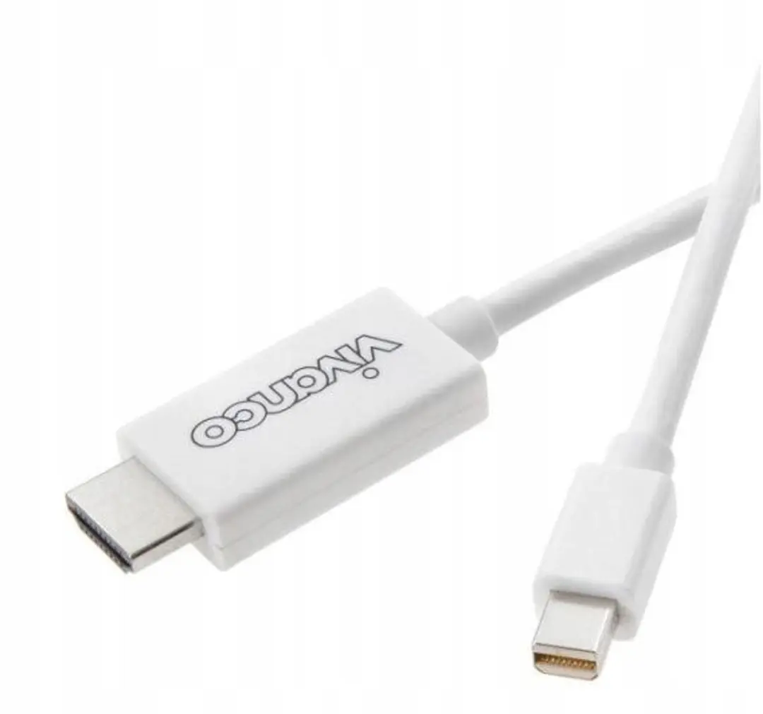 Vivanco Mini DisplayPort naar HDMI Kabel 1.8m Wit 24K OFC