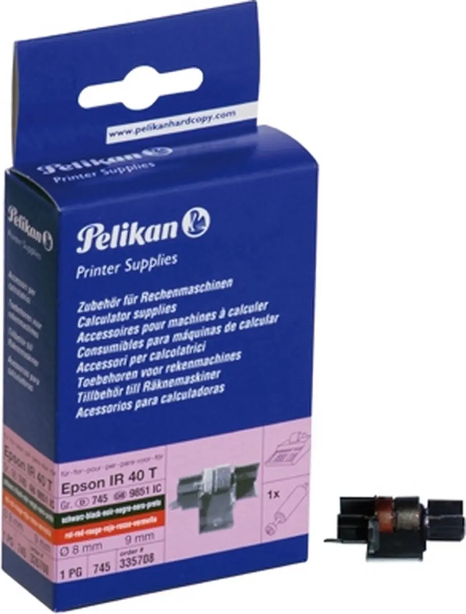 Pelikan 745 Schrijfmachine Accessoires - Zwart/Rood - afbeelding 2 van 2