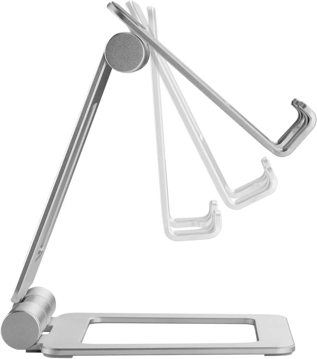 InLine Aluminium Tablet & Smartphone Standaard - Zilver - afbeelding 3 van 6