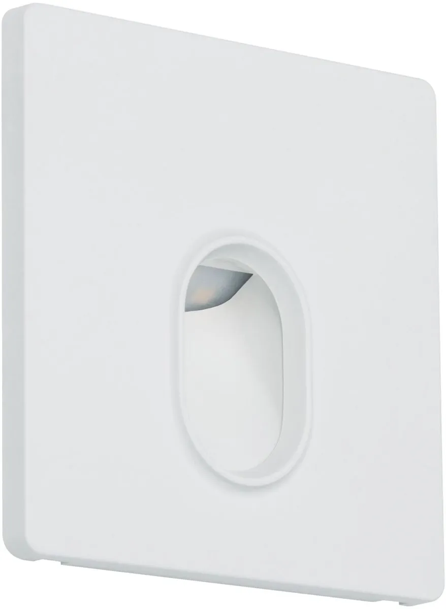 Paulmann LED-wandinbouwlamp Wall 1,1W 65lm 2700K - Wit
