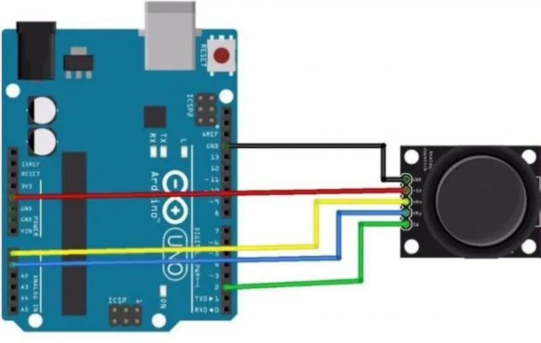 Joy-iT KY023JM PS2 Joystick Breakout Module - afbeelding 3 van 6