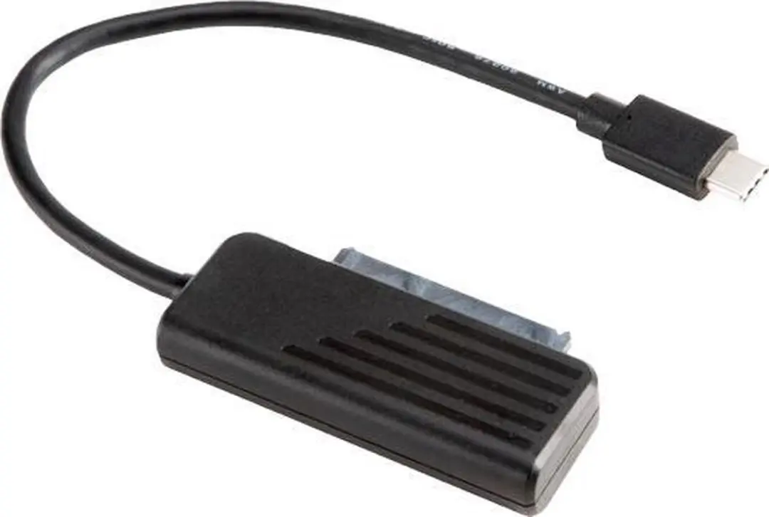 Akasa AK-AU3-06BK USB-C naar SATA Adapter - Zwart - afbeelding 2 van 5