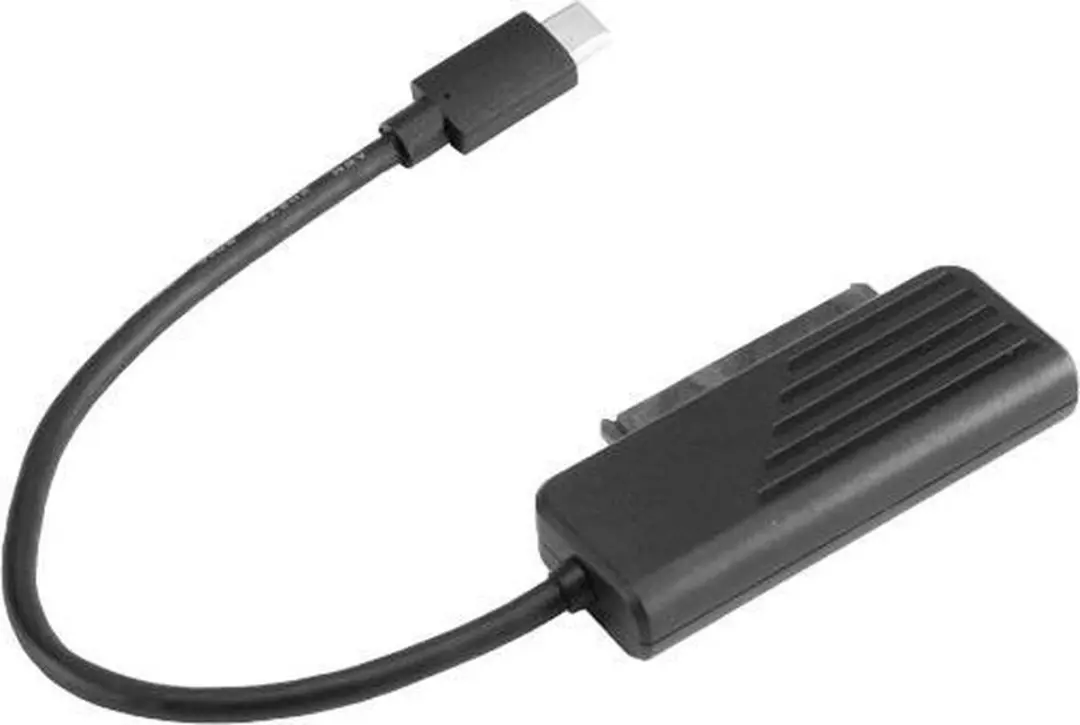 Akasa AK-AU3-06BK USB-C naar SATA Adapter - Zwart - afbeelding 3 van 5
