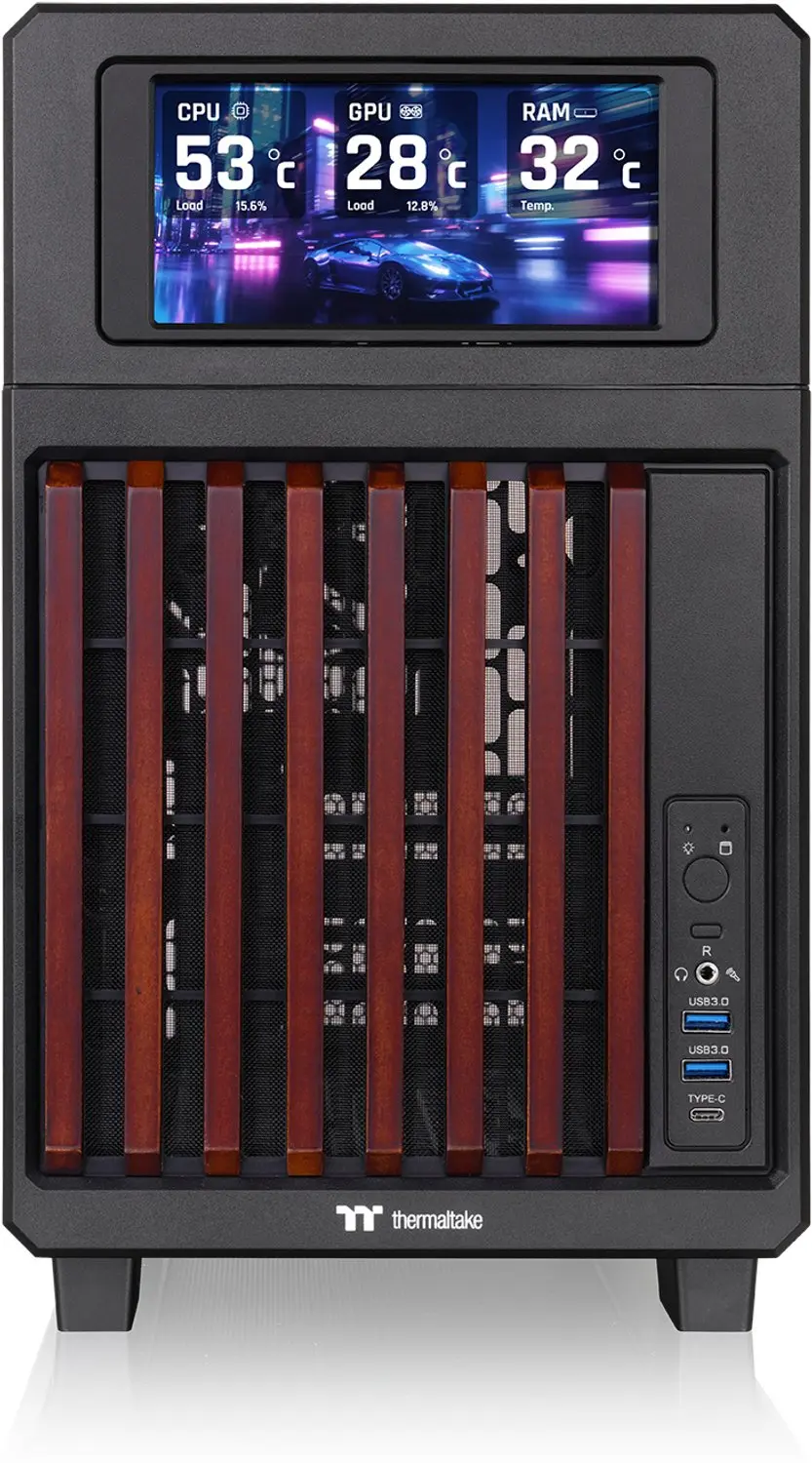 Thermaltake TR200 WS CA-11L-00S1NN-WS Behuizing - Zwart - afbeelding 4 van 6
