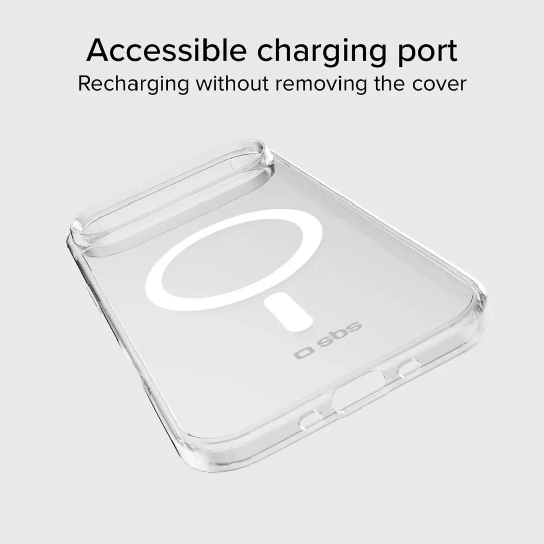 sbs mobile Cover Apple iPhone Air Transparant MagSafe compatible - afbeelding 3 van 6