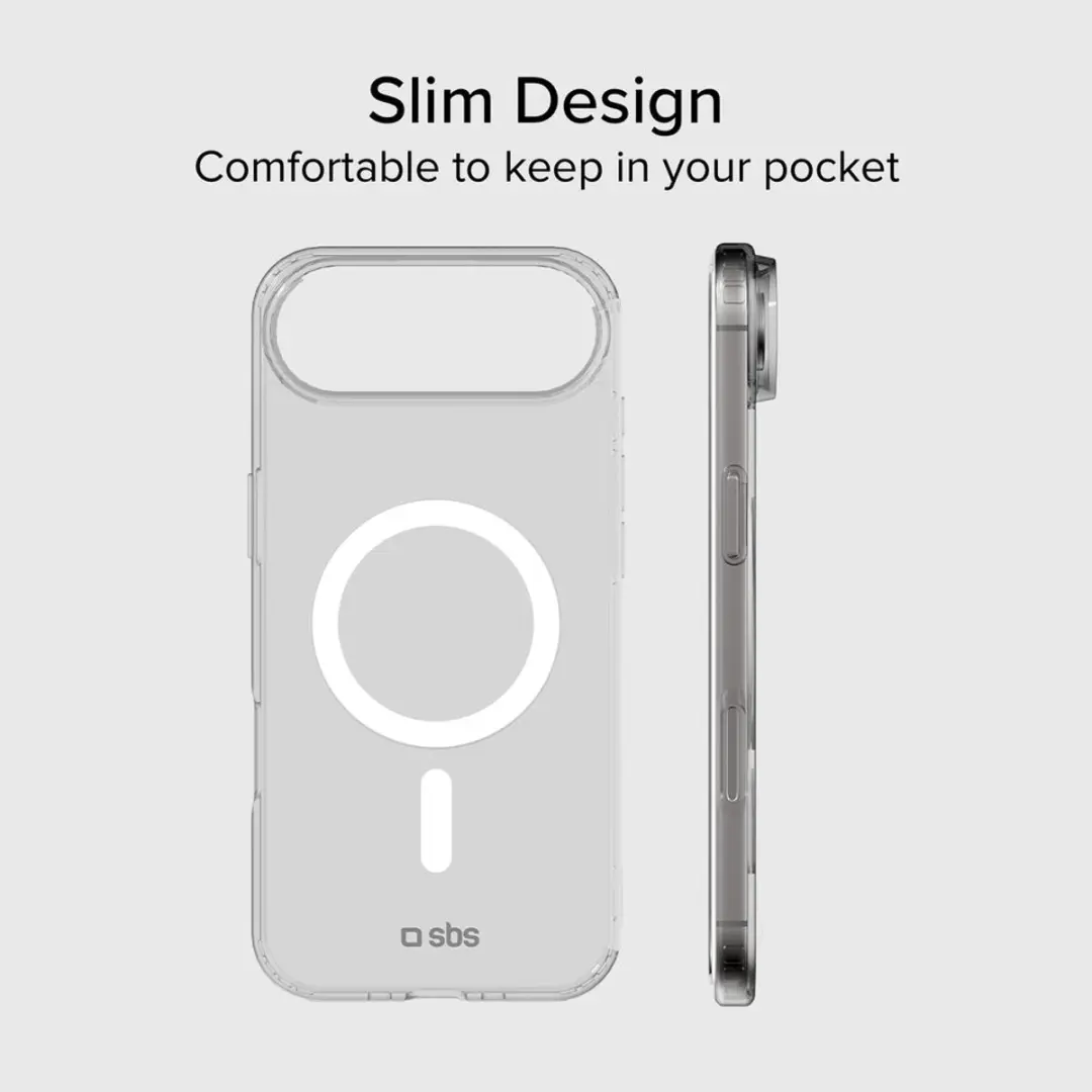 sbs mobile Cover Apple iPhone Air Transparant MagSafe compatible - afbeelding 2 van 6