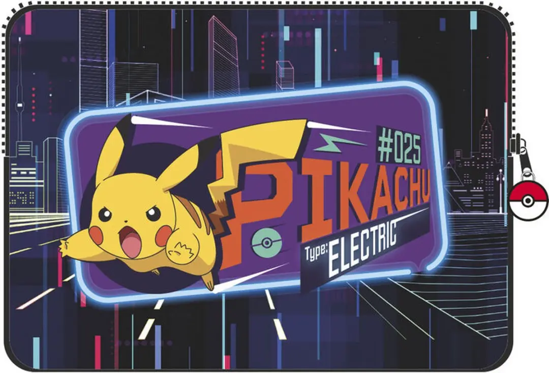 Cyp Brands Pokémon Pikachu Laptophoes Transparant