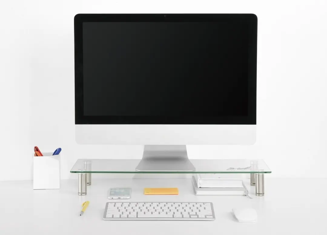 Gembird Glazen Monitorstandaard MS-TABLE-GM-01 - afbeelding 4 van 6