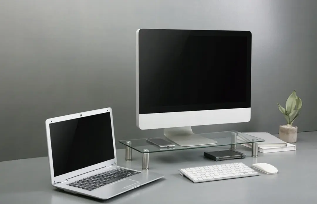 Gembird Glazen Monitorstandaard MS-TABLE-GM-01 - afbeelding 6 van 6